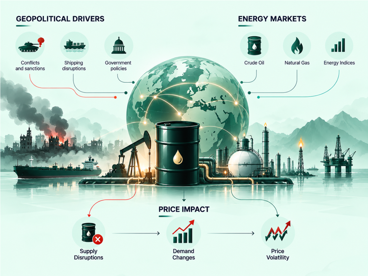 The Impact of Geopolitics on Energy Markets infographic