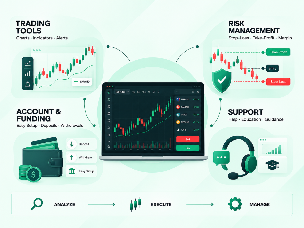 Choosing the Best Trading Platform for Beginners infographic (2)