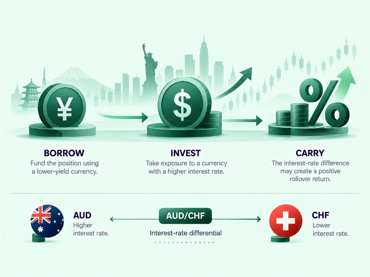 What is the Forex Carry Trade? infographic