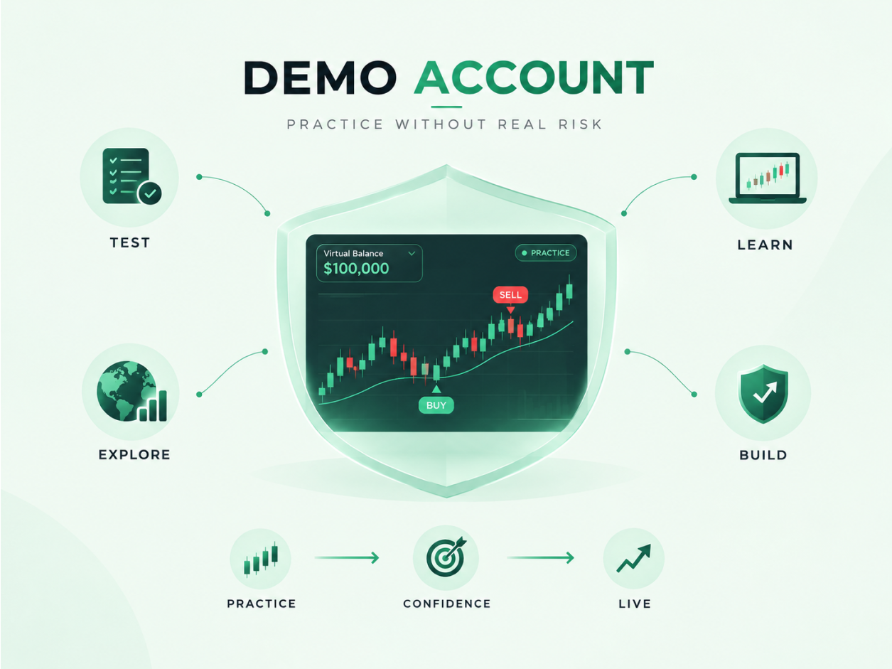 Trading Simulators & Demo Accounts: Are They Worth It? infographic