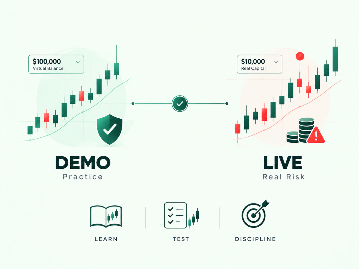 Trading Simulators & Demo Accounts: Are They Worth It? infographic (2)
