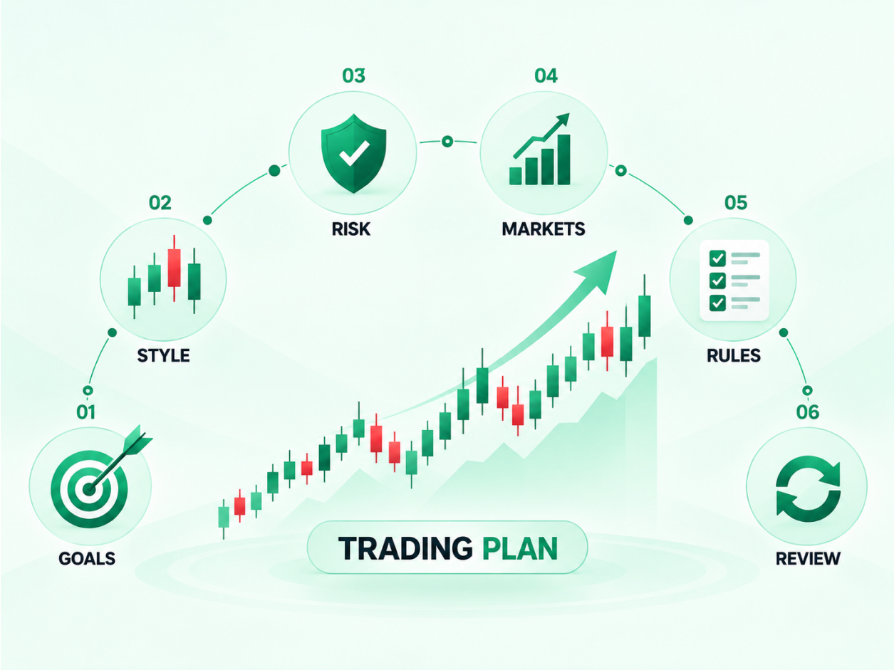 Building a Trading Plan infographic