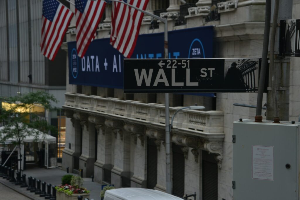 Street sign on Wall Street, New York