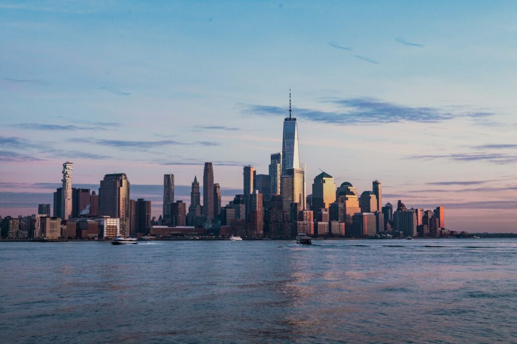 New York City skyline across the Hudson River